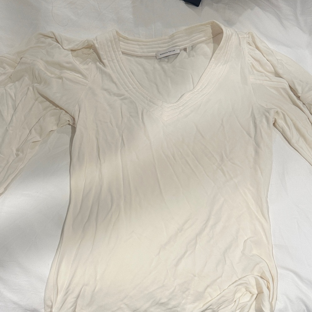 Rebecca Taylor Cream Top